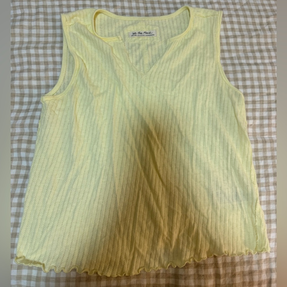 Free People Lemon Tank Top